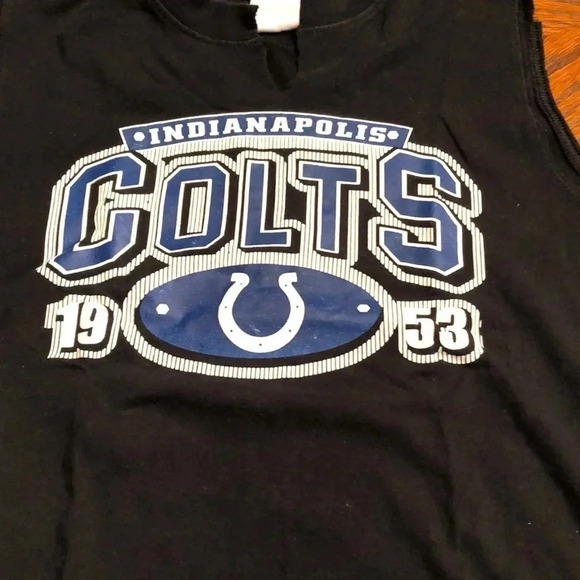 Indianapolis Colts Sleeveless Tee Shirt - Picture 1 of 7